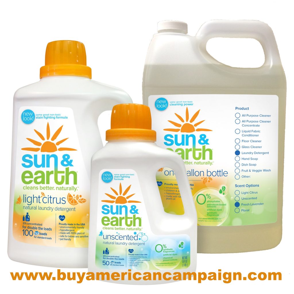 sun earth laundry detergent