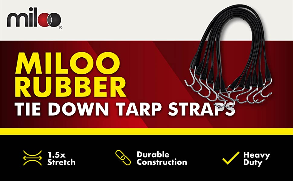 rubber tarp straps
