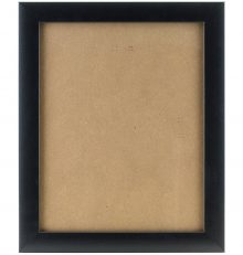 Craig Frames Black Picture Frame With Smooth Wrap Finish