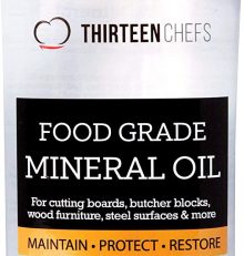 Thirteen Chefs Food Grade Mineral Oil for Cutting Boards