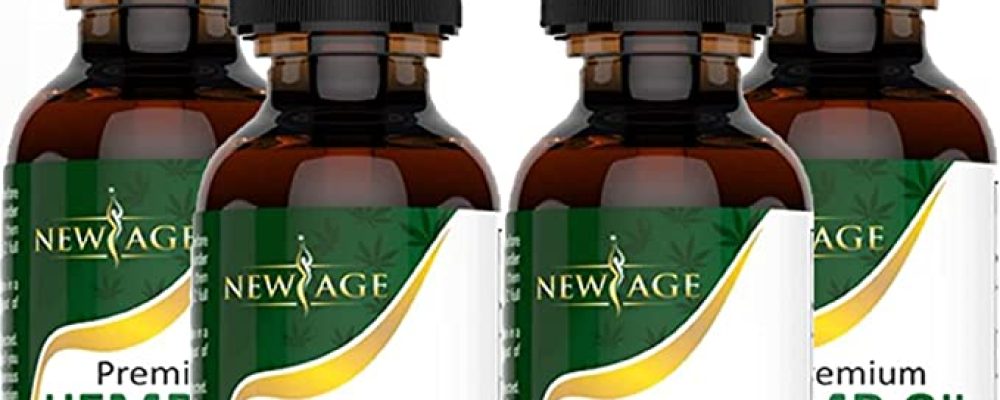 Hemp Oil – 4 Pack -Natural Hemp Drops by NewAge