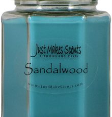 Just Makes Scents Sandalwood Scented Blended Soy Candle