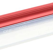 One Pass Classic 12″ Waterblade Silicone T-Bar Squeegee Red