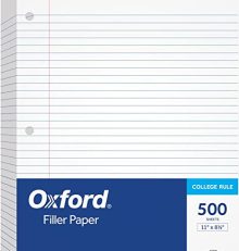 Oxford Filler Paper, 8-1/2″ x 11″