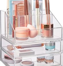 STORi Chloe Stackable Clear Makeup Holder