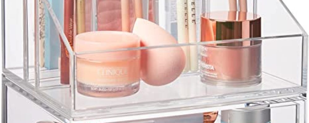STORi Chloe Stackable Clear Makeup Holder