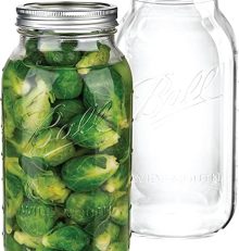 64 oz Wide Mouth Mason Jars