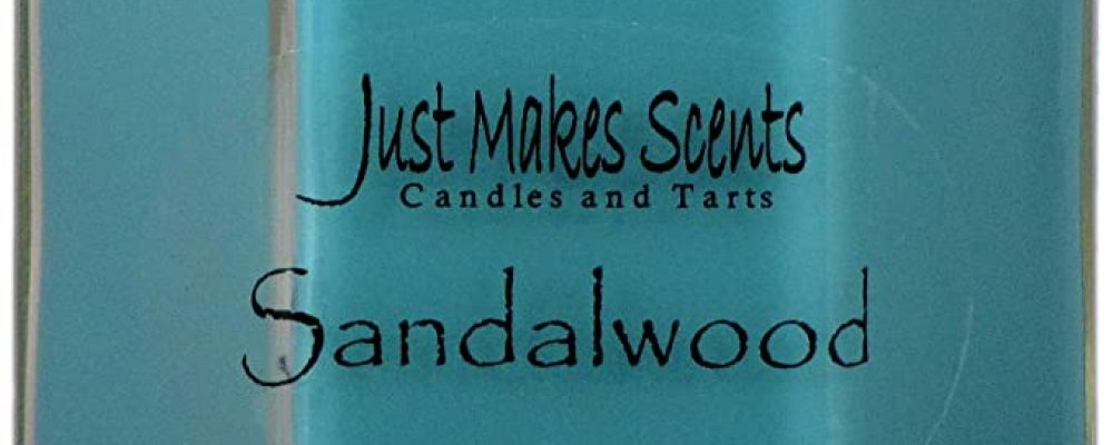 Just Makes Scents Sandalwood Scented Blended Soy Candle