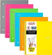 Five Star Spiral Notebooks