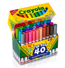 Crayola Ultra Clean Washable Markers For School