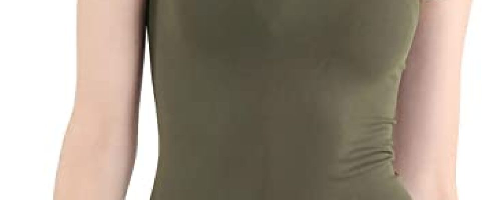 NIKIBIKI Women Seamless Cap Sleeve Scoop Neck Fitted Top