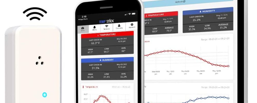 Temp Stick Wireless Remote WiFi Temperature & Humidity Sensor