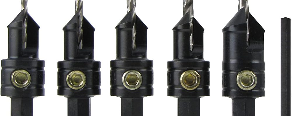 Snappy Tools Quick-Change 5-Pc. Countersink Drill Bit Set