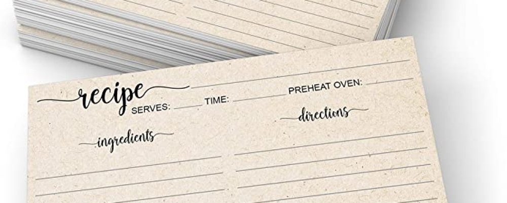 321Done Recipe Cards