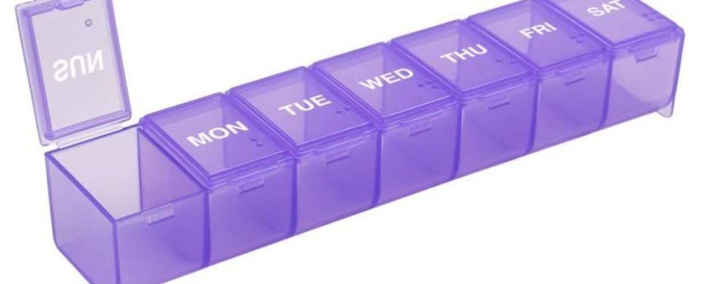EZY DOSE Weekly Pill Organizer